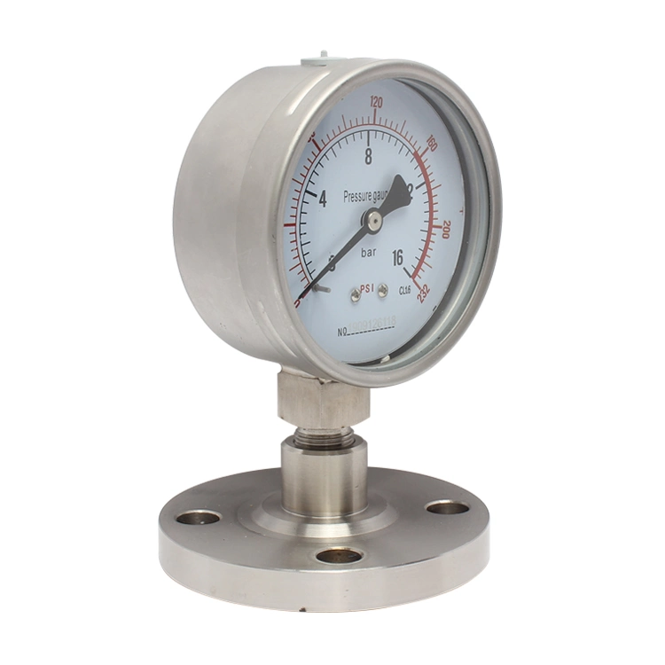 Full Stainless Steel Diaphragm Seal Type Pressure Gauge